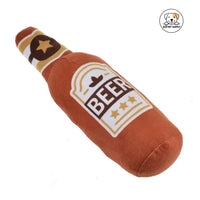 Eco Pet Supply Squeak Pet Beer Toy Bogs