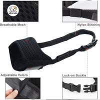 Eco Pet Supply Soft Nylon Muzzles Anti-Bite Dog Muzzle