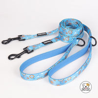 Eco Pet Supply baby Dog Harness Leash Set blue