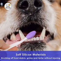 Eco Pet Supply Soft Bristle Toothbrush Home Use Sakura for Sensitive Gums Care
