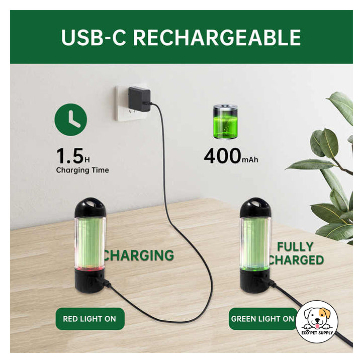 Eco Pet Supply  Plastic Material Biodegradable Dog Waste Bags with Rechargeable Led Holder Flashlight Dog Poop Bag