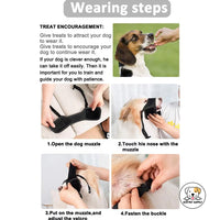Eco Pet Supply Soft Nylon Muzzles Anti-Bite Dog Muzzle