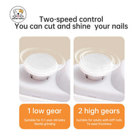 Eco Pet Supply Smart Automatic Pedicure Finger Nail Trimmer – Rechargeable Electric Nail Clipper with LED Light for Safe, Painless Grooming – Ideal for Adults and Children