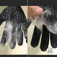 Eco Pet Supply Pet Grooming Glove – Gentle Deshedding Brush Mitt for Cats and Dogs, Enhanced Five-Finger Design with 255 Silicone Tips for Effective Hair Removal and Massage