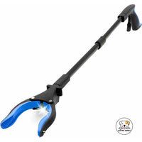 Eco Pet Supply LED Light Foldable Grabber Reacher Tool - 32” Extra Long Foldable Gripper and Reaching Tool - Heavy Duty Pick Up Stick Grabbers for Pet, Trash,